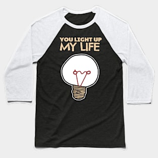 Vintage Light Bulb Baseball T-Shirt